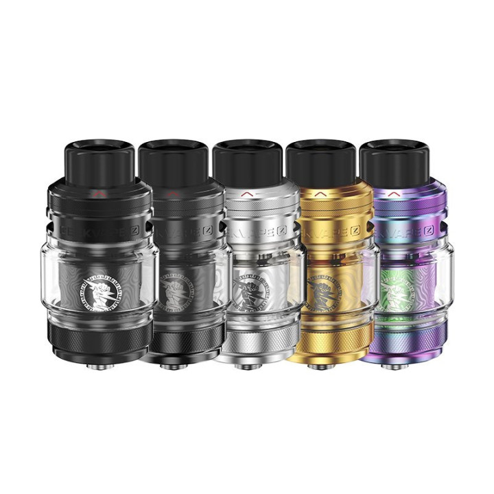 Coloris du clearomiseur Zeus Sub-Ohm 5 Geekvape côte à côte