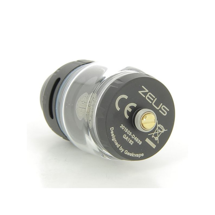 Dessous de l'atomiseur Zeus X RTA Geekvape avec sa connexion 510