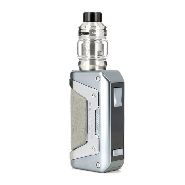 Kit Aegis Legend 2 Geekvape, box L200 claire et clearomiseur Zeus Sub-Ohm 2021, vue de face