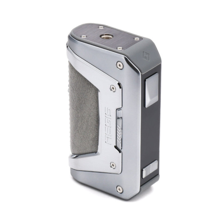 Box L200 du kit Aegis Legend 2 Geekvape seule, connecteur 510 et boutons visibles