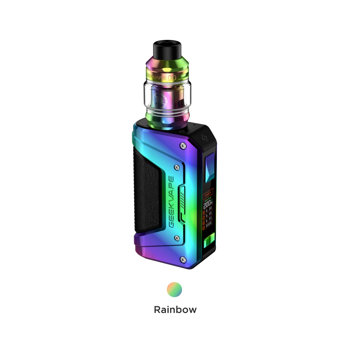 Kit Aegis Legend 2 Geekvape coloris Rainbow, vue de face