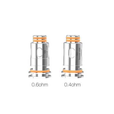 Résistances B Series Geekvape 0.6 ohm et 0.4 ohm côte à côte, gravure boost coil