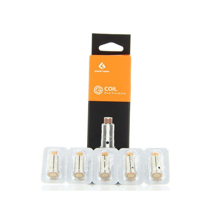 Boîte de résistances G Series Geekvape et cinq têtes sous blister