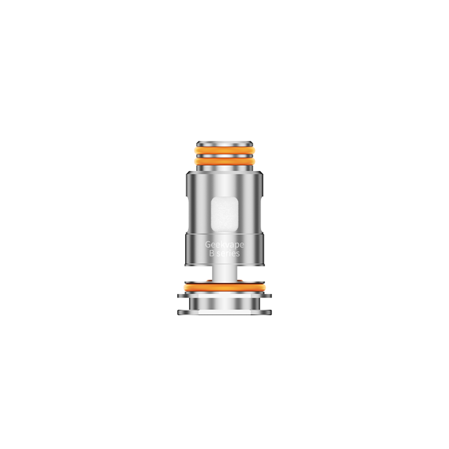 Résistance B Boost Geekvape en gros plan, fenêtre du mesh et joints orange