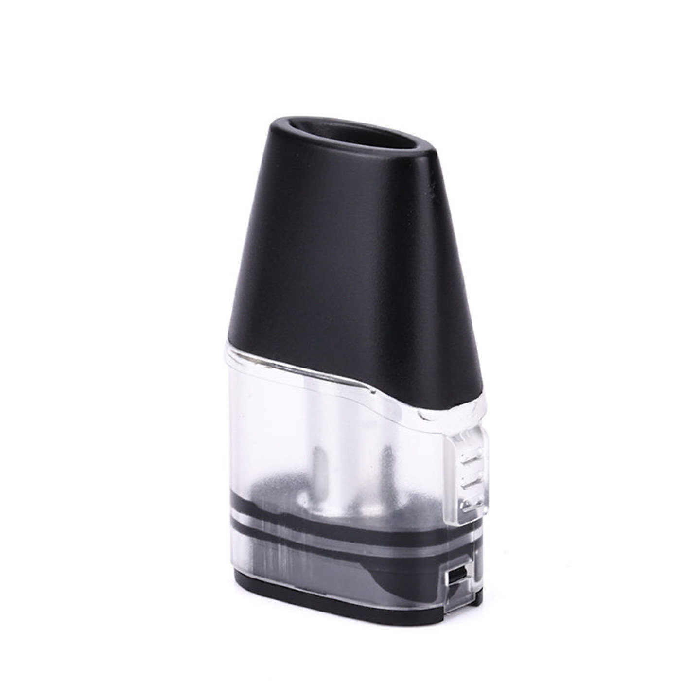 Cartouche Aegis One Geekvape seule, embout noir et réservoir transparent, vue de trois quarts