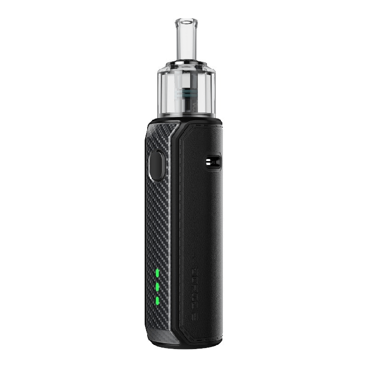Kit Pod Doric E Voopoo coloris Black, vue de face