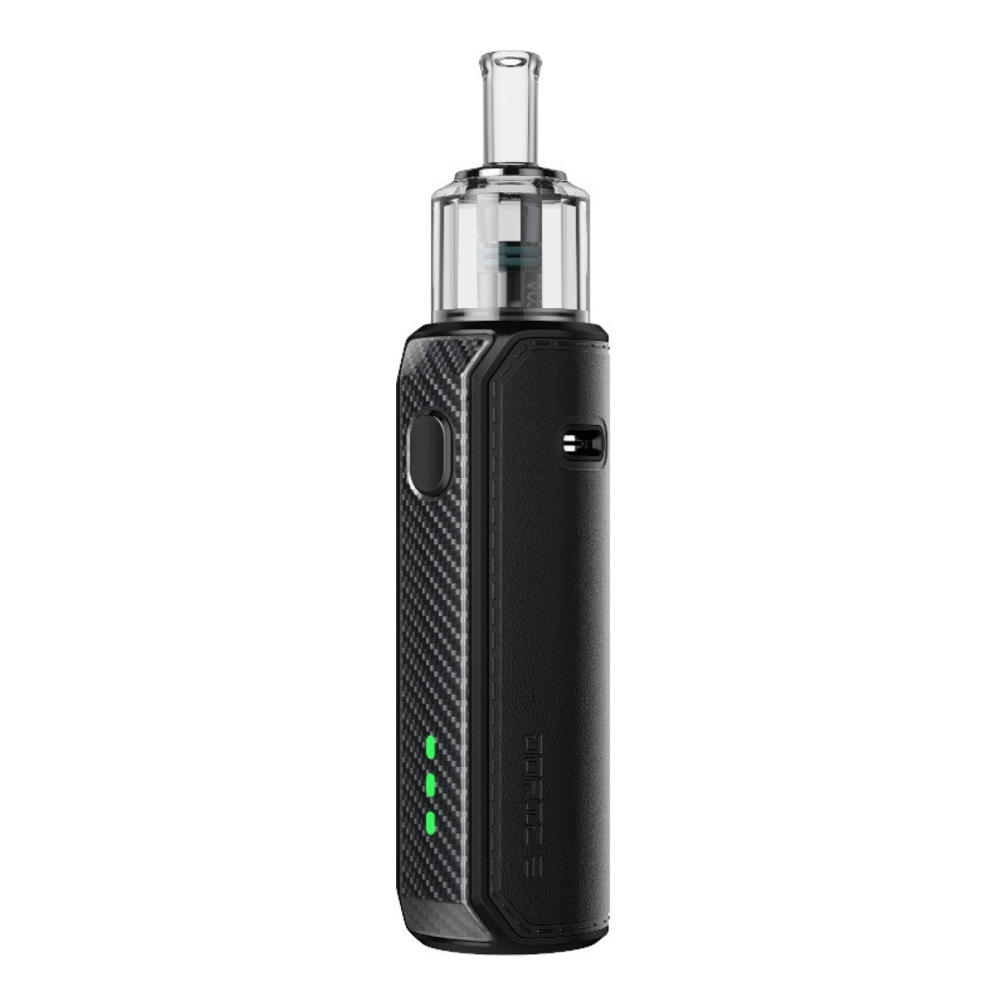 Kit Pod Doric E Voopoo coloris Black, vue de face