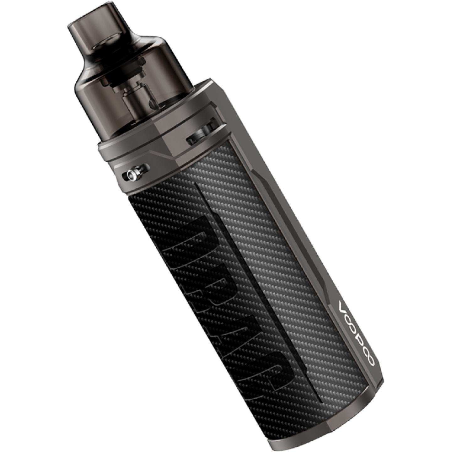 Kit Pod Drag S Voopoo coloris Carbon Fiber, vue de face