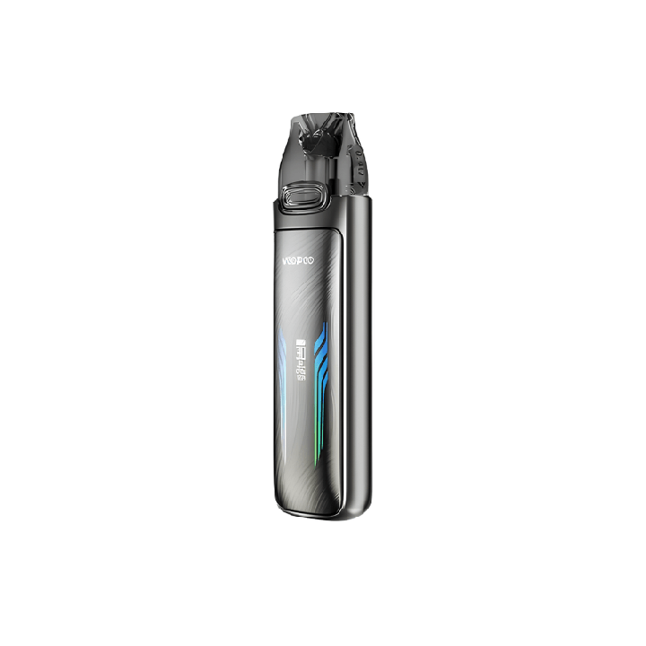 Kit Pod VMate Max Voopoo coloris Dove Gray, vue de face