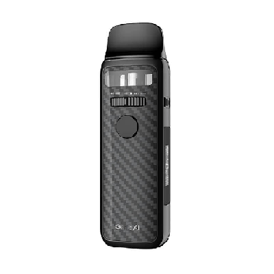 Kit Pod Vinci 3 Voopoo coloris Carbon Fiber Black, vue de face
