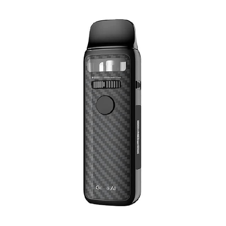 Kit Pod Vinci 3 Voopoo coloris Carbon Fiber Black, vue de face