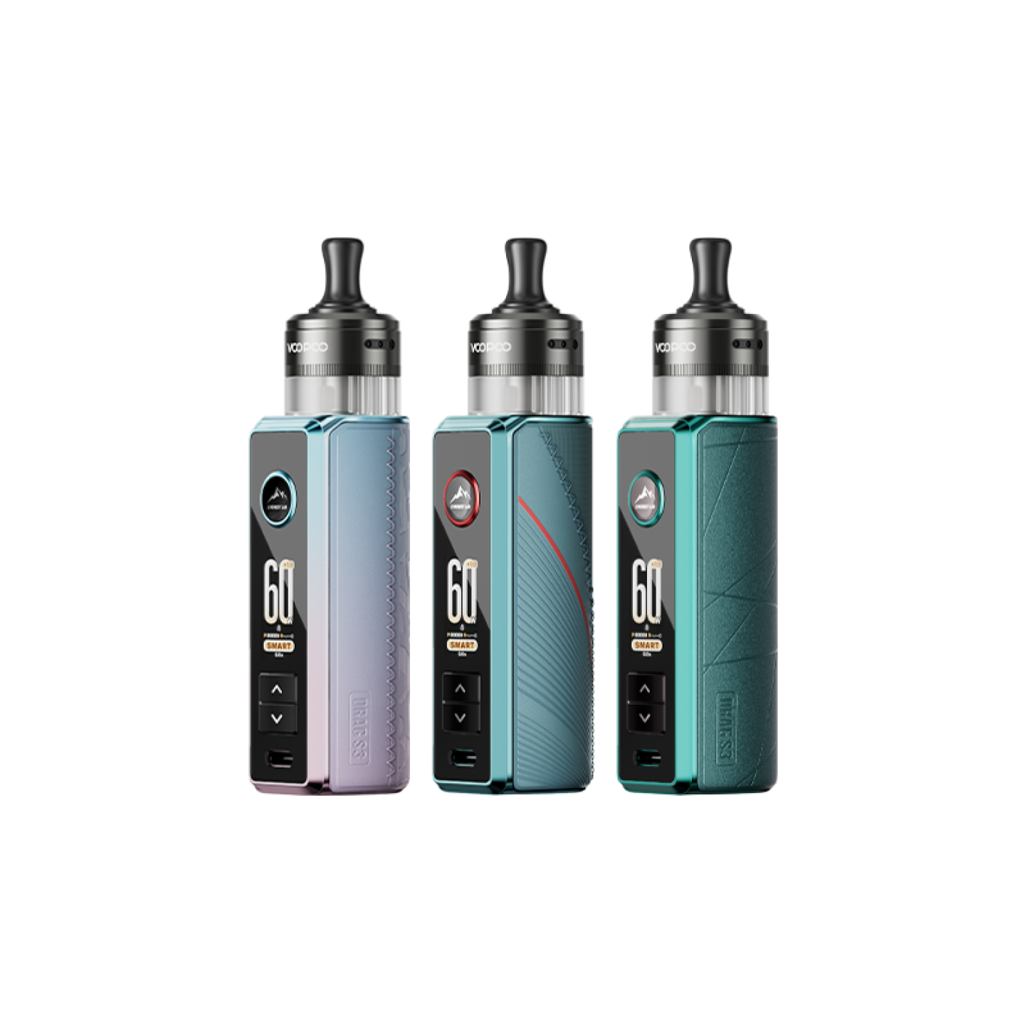 Nouveaux coloris du kit pod Drag S3 Voopoo : Brooklyn Gray, Cherry Pink et Lake Green