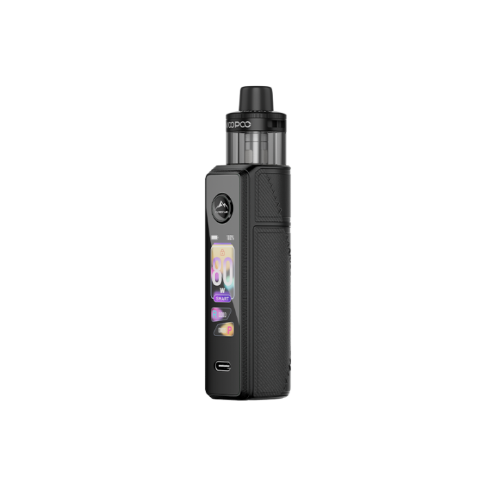 Kit Pod Drag X3 Voopoo coloris Carbon Fiber Black