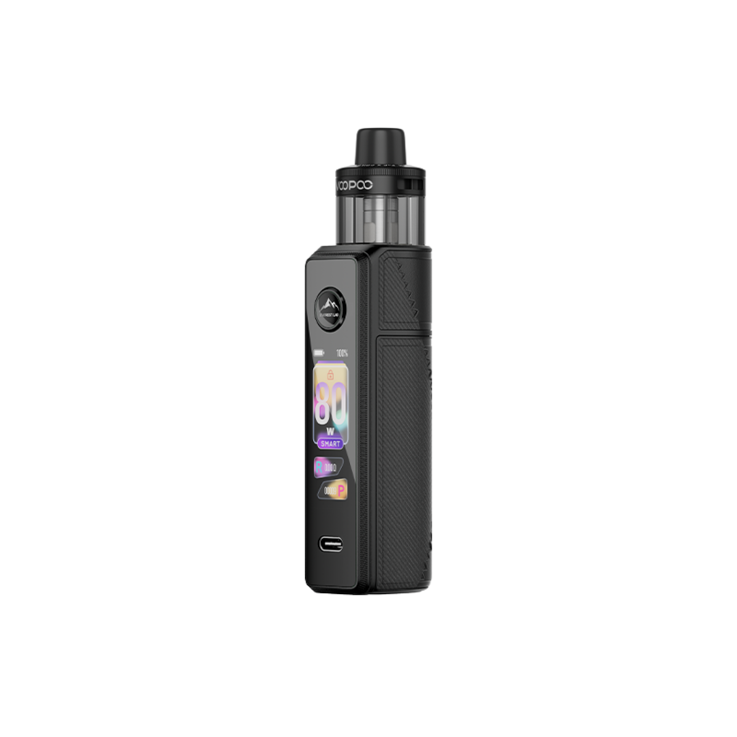 Kit Pod Drag X3 Voopoo coloris Carbon Fiber Black