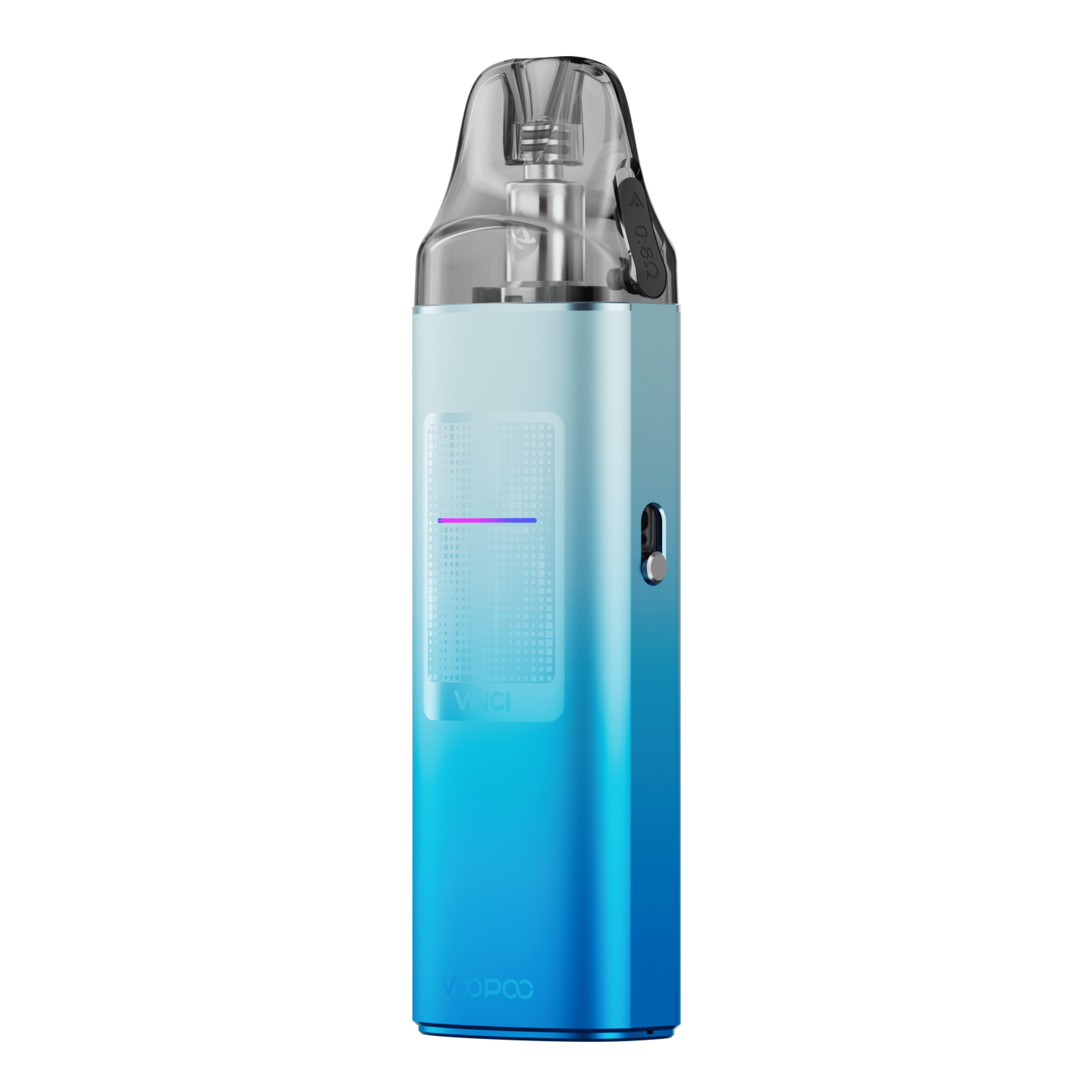 Kit Pod Vinci S Voopoo coloris Blue Gradient, vue de face