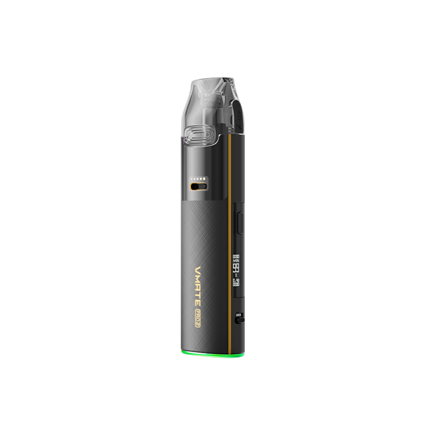 Kit Pod VMate Pro 2 Voopoo coloris Gilt Black, vue de face