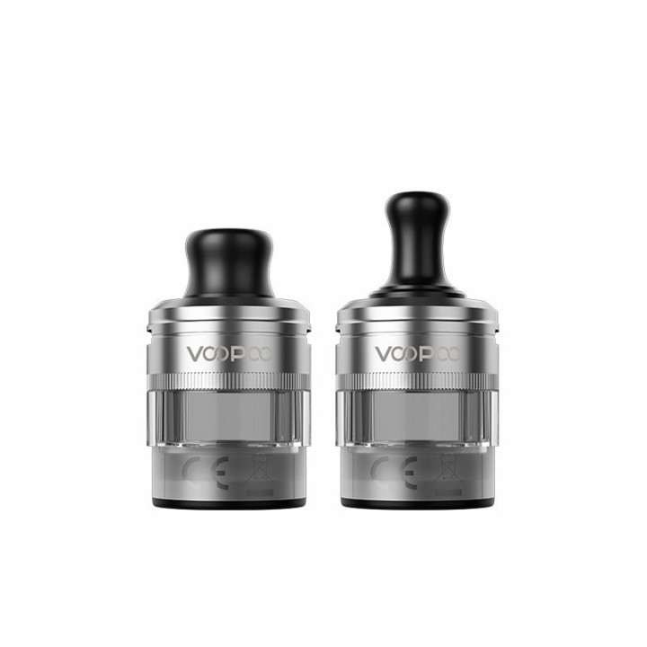 Cartouche PnP X MTL Voopoo coloris Silver, gros plan