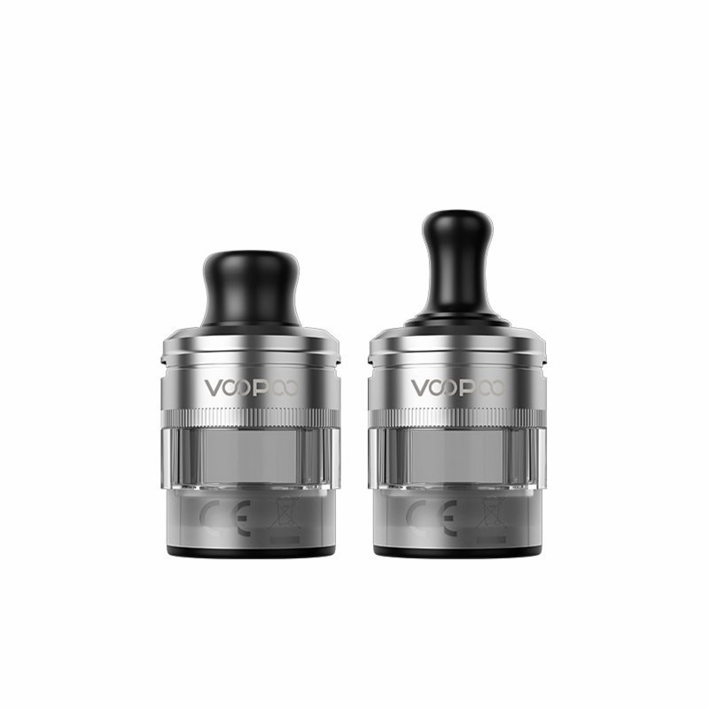 Cartouche PnP X MTL Voopoo coloris Silver, gros plan
