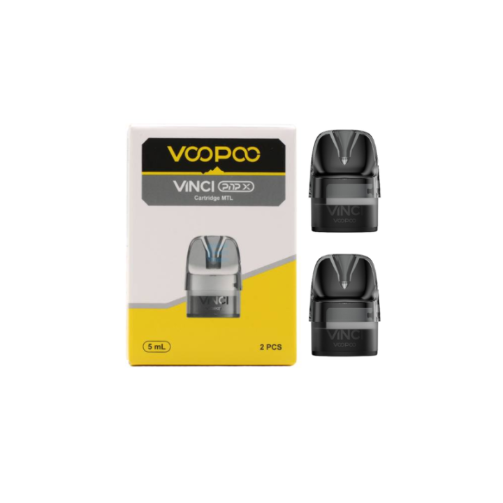 Cartouche Vinci PnP X Voopoo MTL et sa boîte