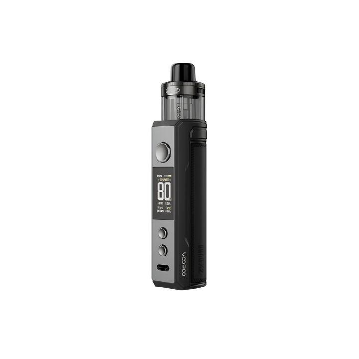 Kit Pod Drag X2 Voopoo coloris Colorful Silver, vue de face