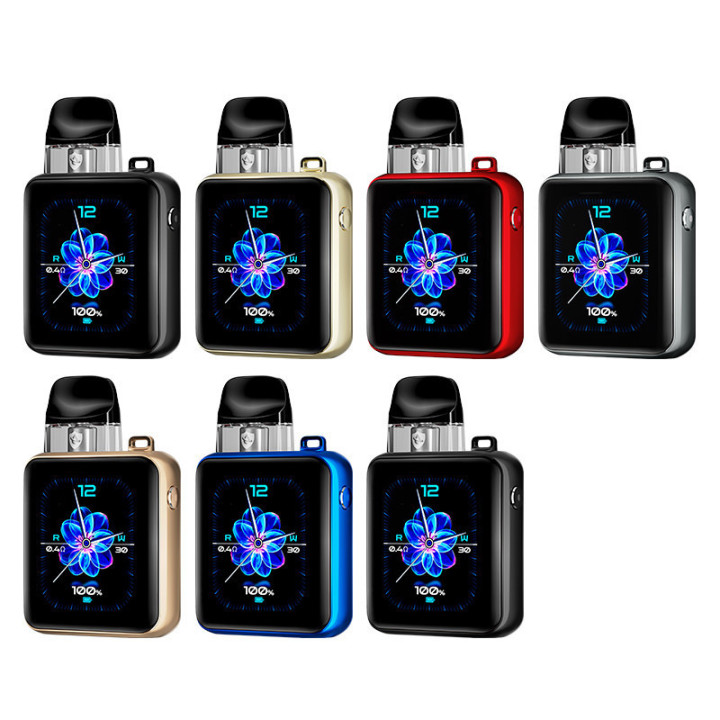 Gamme de coloris du kit pod Argus P3 Voopoo, écran tactile allumé