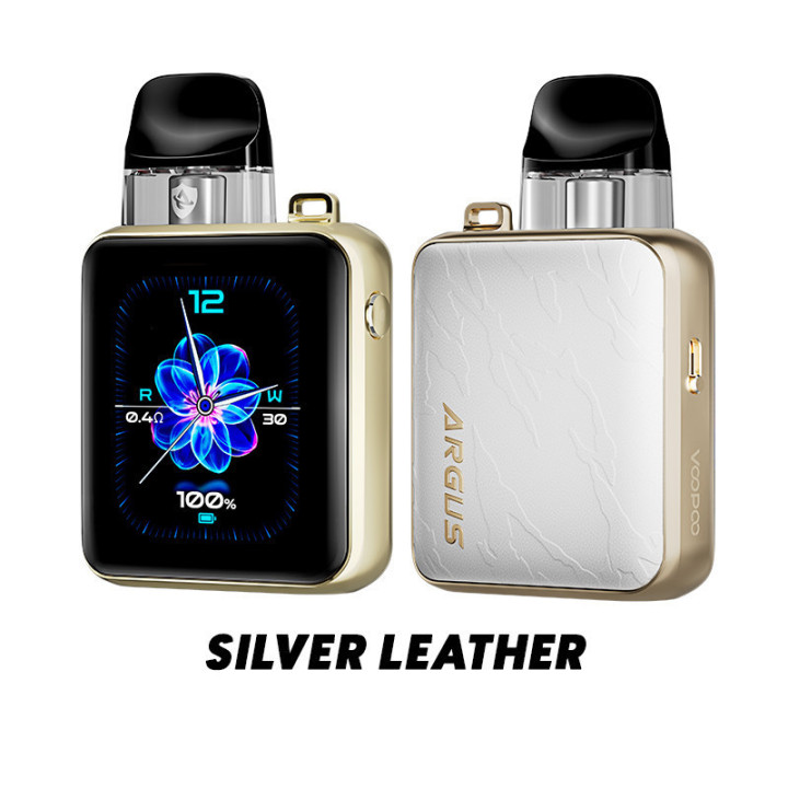 Kit Pod Argus P3 Voopoo coloris Silver Leather