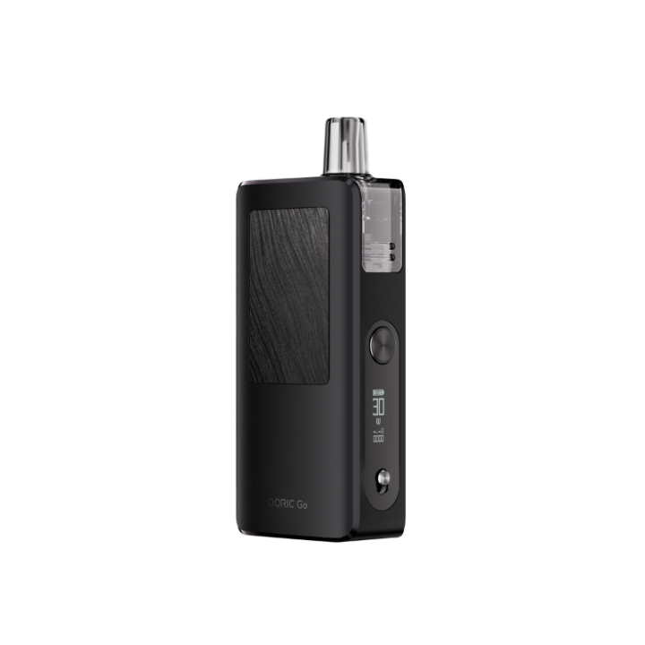Kit Pod Doric Go Voopoo coloris Spray Black, vue de face