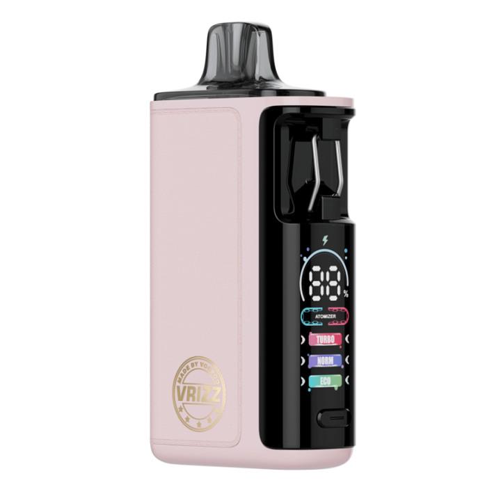 Kit Pod Vrizz 2 Voopoo coloris Pink Leather, vue de face
