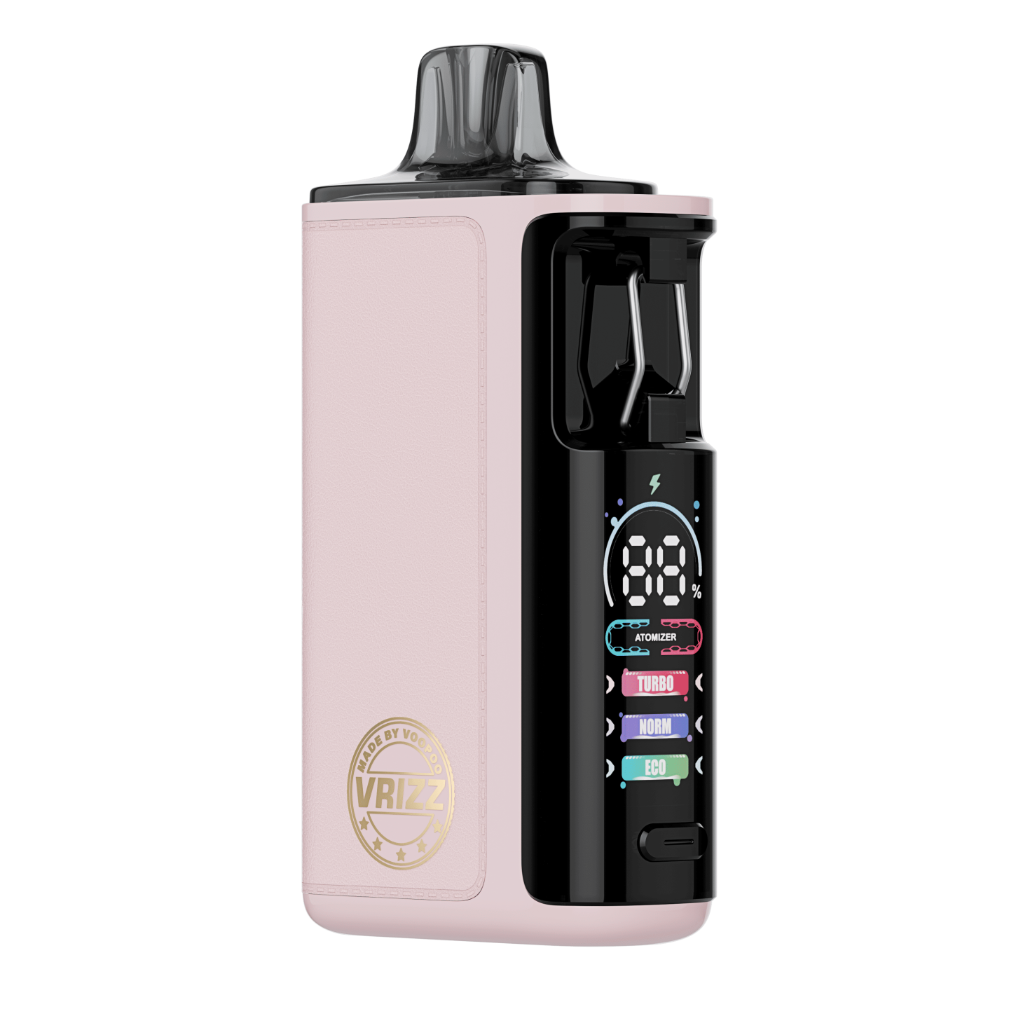 Kit Pod Vrizz 2 Voopoo coloris Pink Leather, vue de face