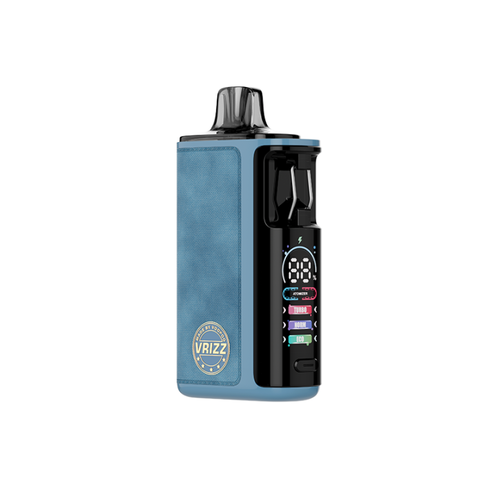 Kit Pod Vrizz 2 Voopoo coloris Washed Blue, vue de face