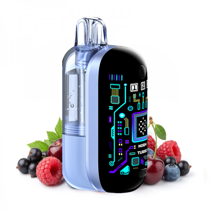 Puff Argus Flex 40K Voopoo saveur Pink N Blue, fruits rouges et noirs