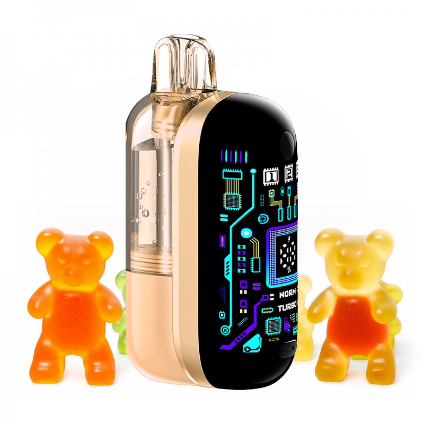 Puff Argus Flex 40K Voopoo saveur White Bear, oursons en gomme