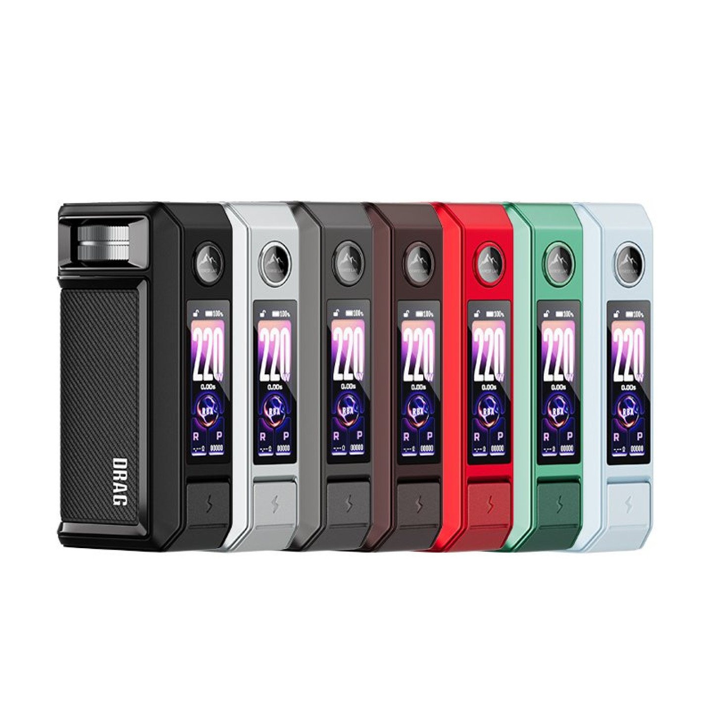Gamme de coloris de la box Drag 6 Voopoo
