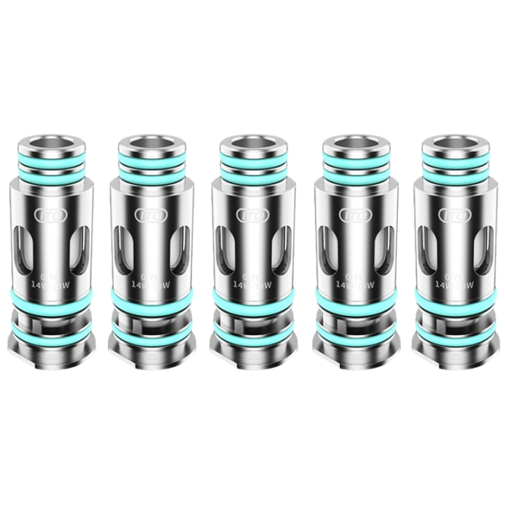 Résistance ITO V2 Voopoo 0.7 ohm, pack de 5 avec son emballage