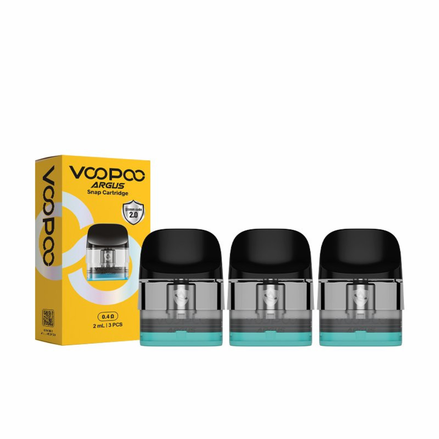 Cartouches Argus Snap Voopoo 0.4 ohm et leur boîte