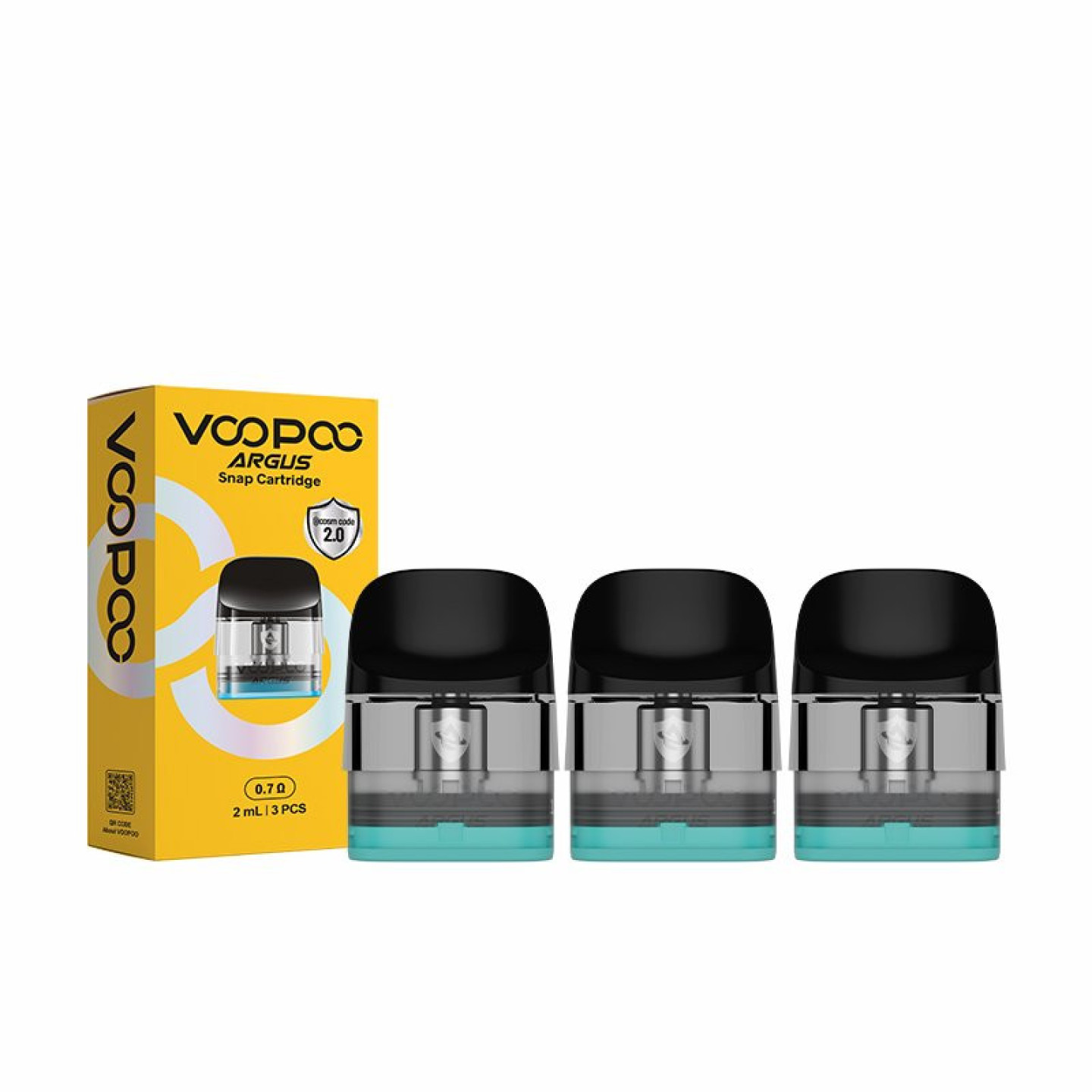 Cartouches Argus Snap Voopoo 0.7 ohm et leur boîte