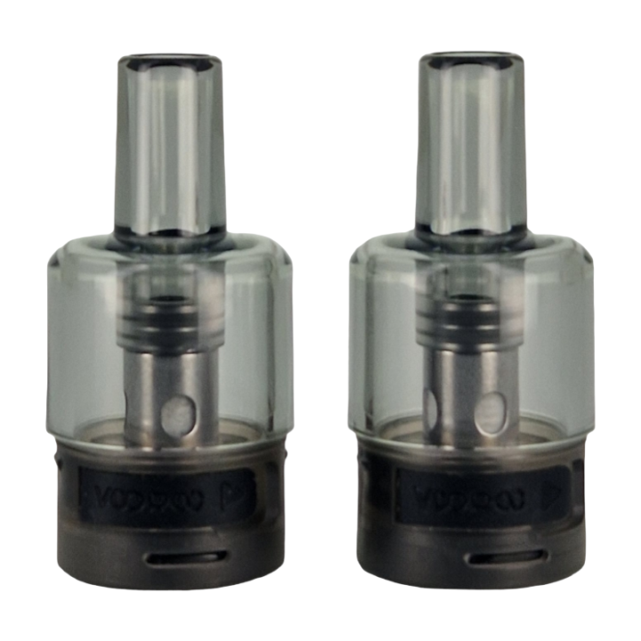 Cartouches ITO Doric Voopoo, vue rapprochée des deux cartouches