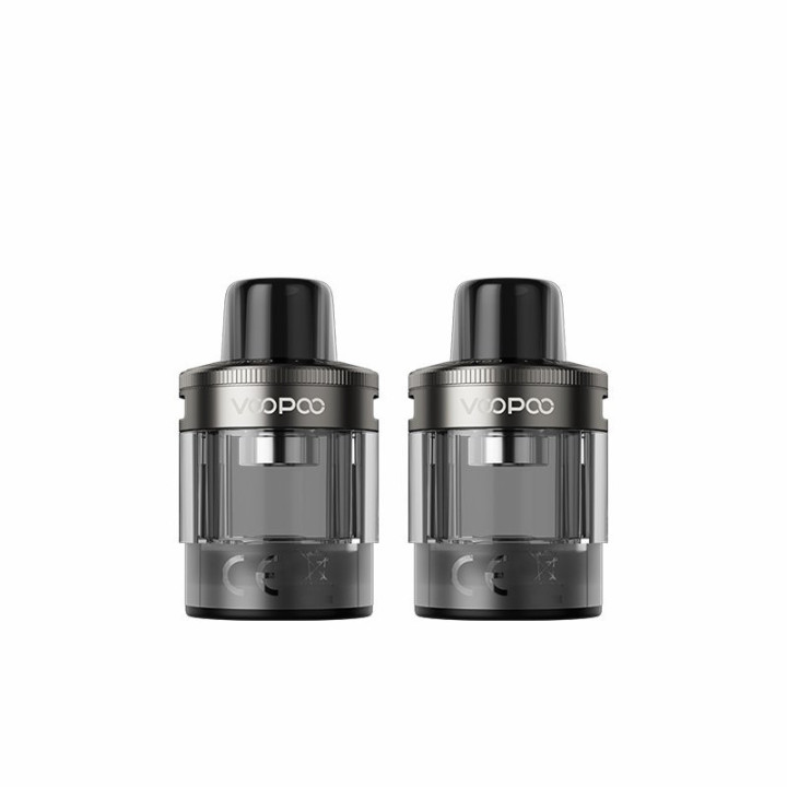 Cartouches PnP X DTL Voopoo coloris Grey, vue de face par paire