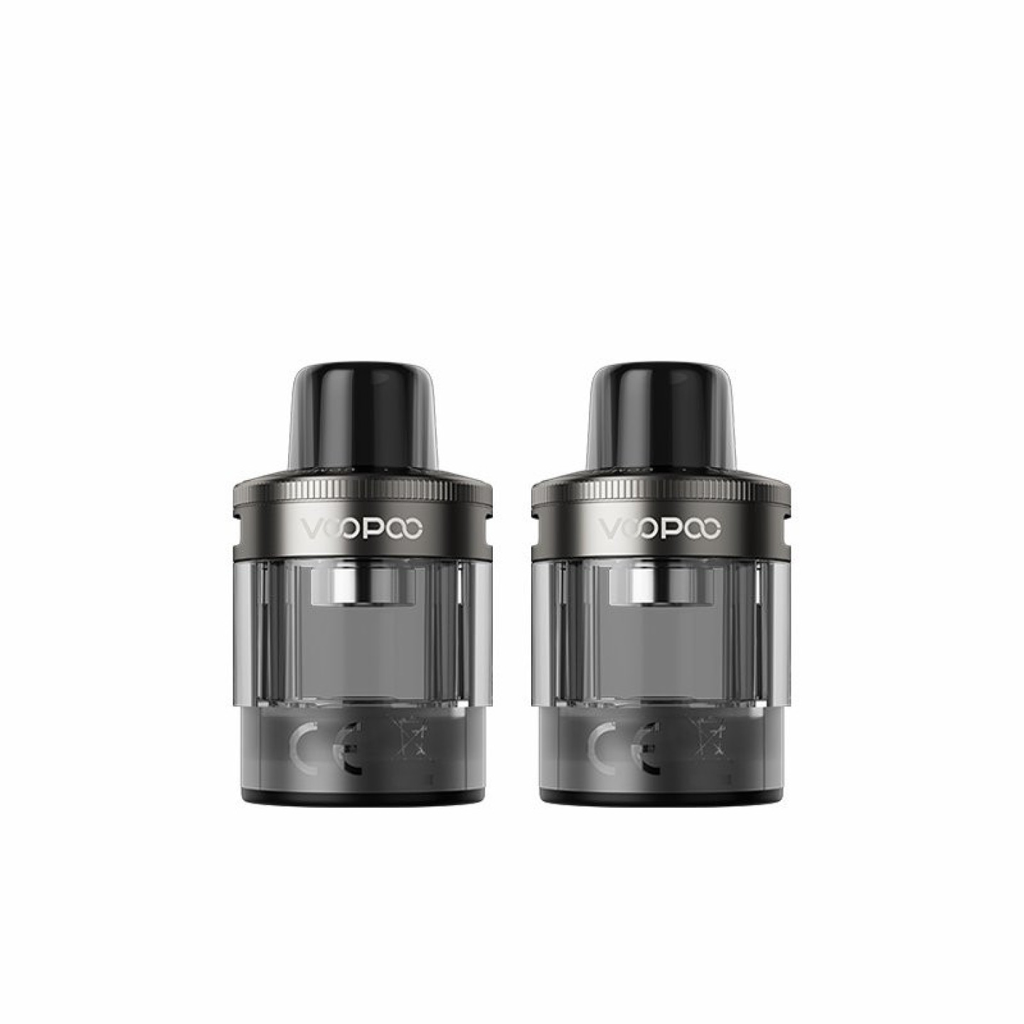 Cartouches PnP X DTL Voopoo coloris Grey, vue de face par paire