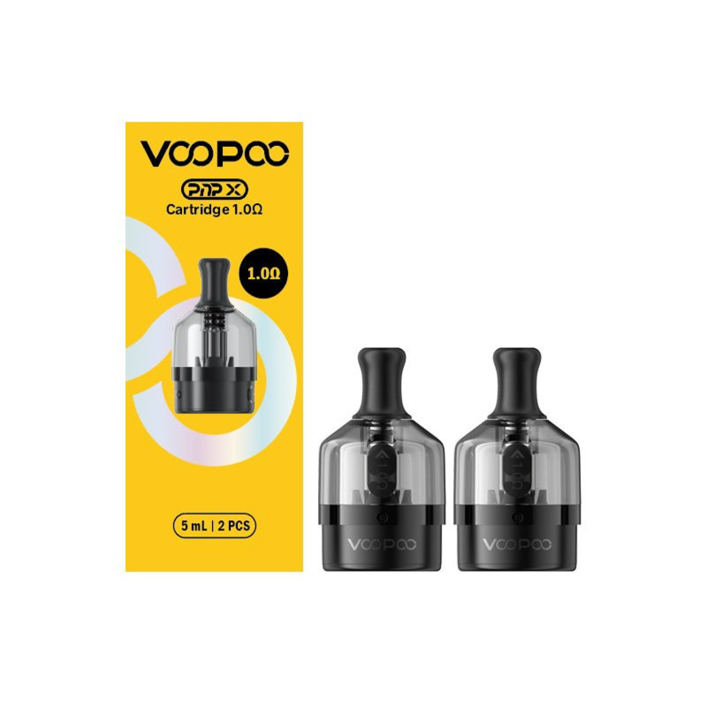Cartouches PnP X MTL intégrée Voopoo 1 ohm, boîte et deux cartouches
