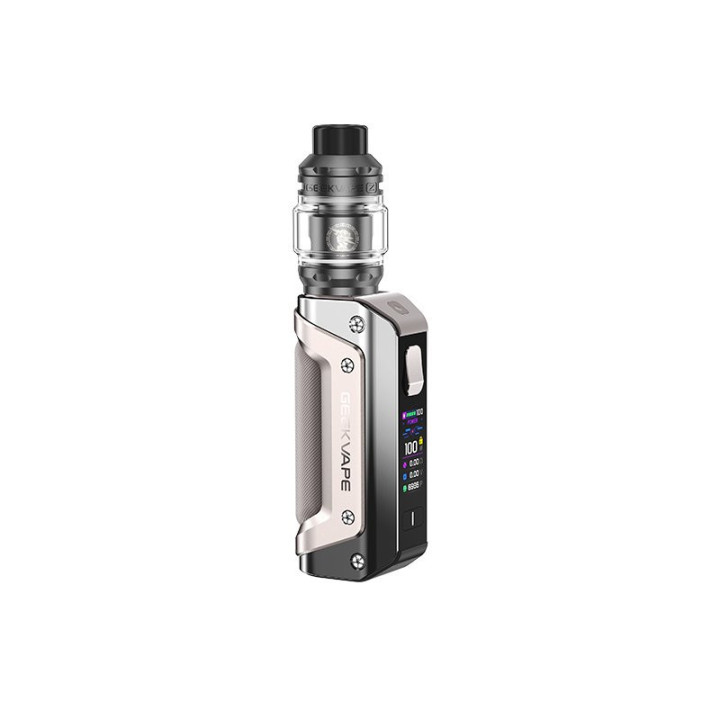 Kit Aegis Solo 3 Geekvape version accu 18650 coloris Dark Gray, vue de face