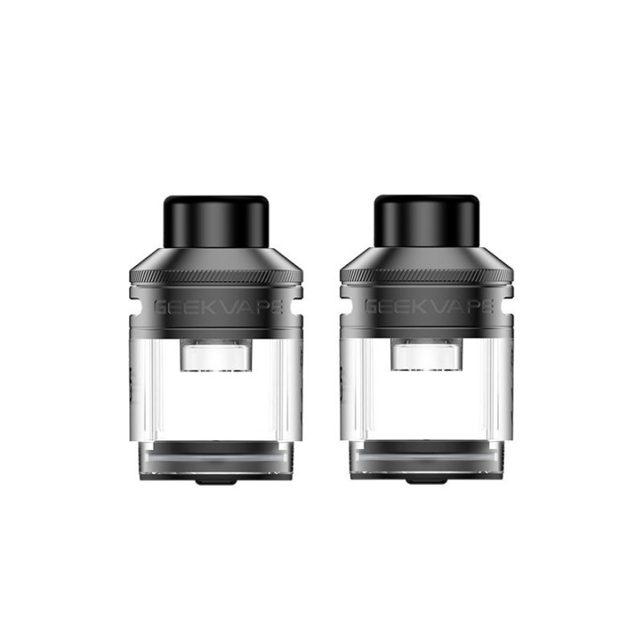 Deux cartouches vides Eteno E100 Geekvape coloris Gunmetal