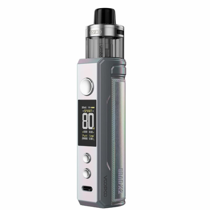Kit Pod Drag X2 Voopoo coloris Colorful Silver