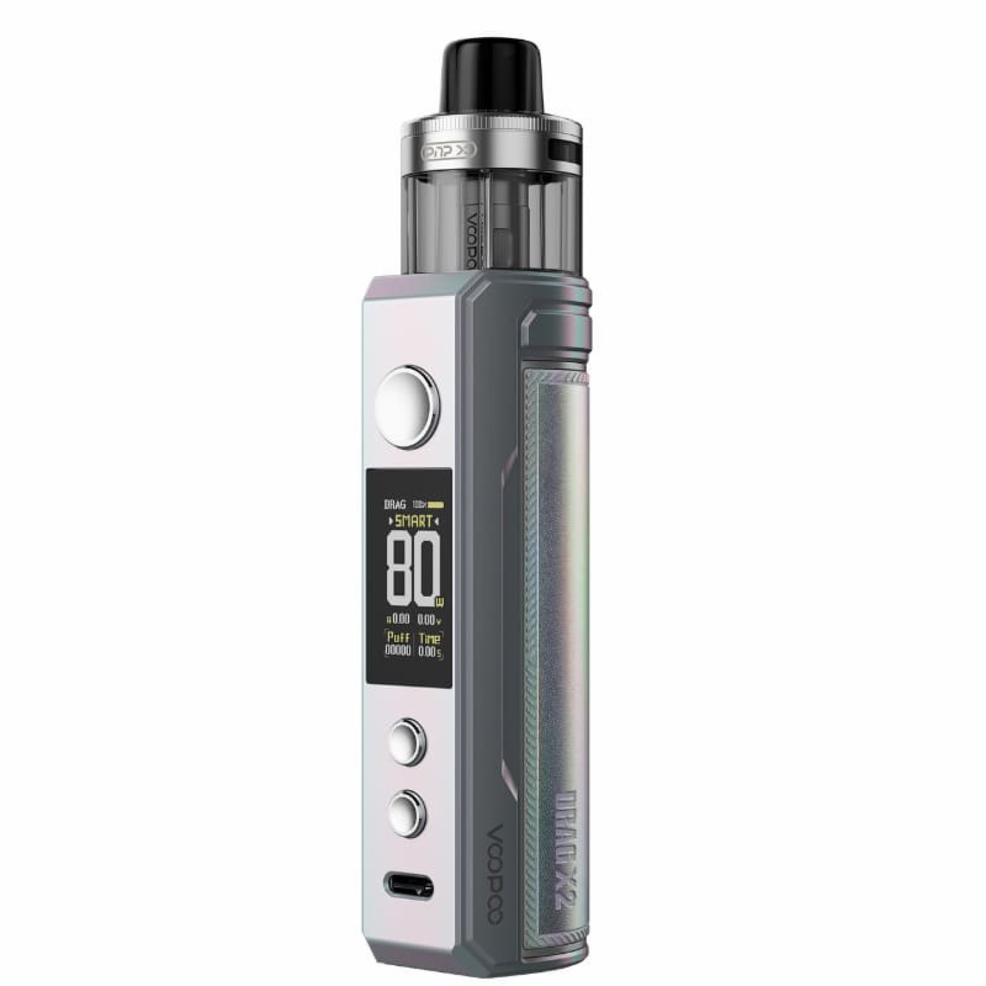 Kit Pod Drag X2 Voopoo coloris Colorful Silver