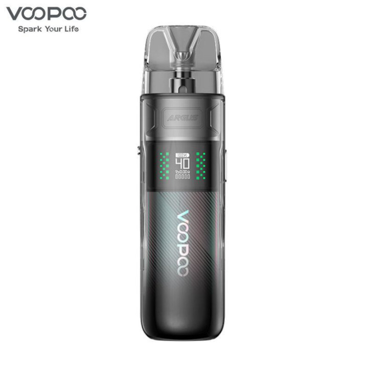 Kit Pod Argus E40 Voopoo coloris Space Gray, vue de face