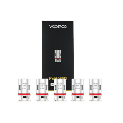 Résistance PnP Voopoo VM1 0.3 ohm, pack de 5 avec son emballage