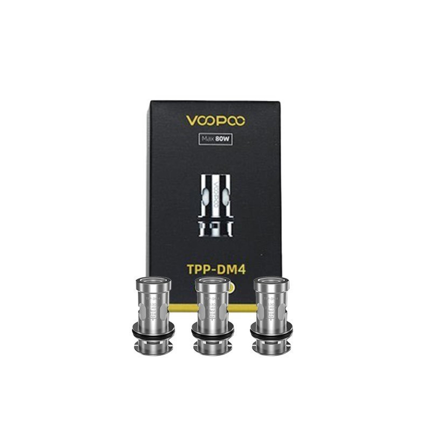 Boîte de 3 résistances TPP-DM4 Voopoo 0.3 ohm