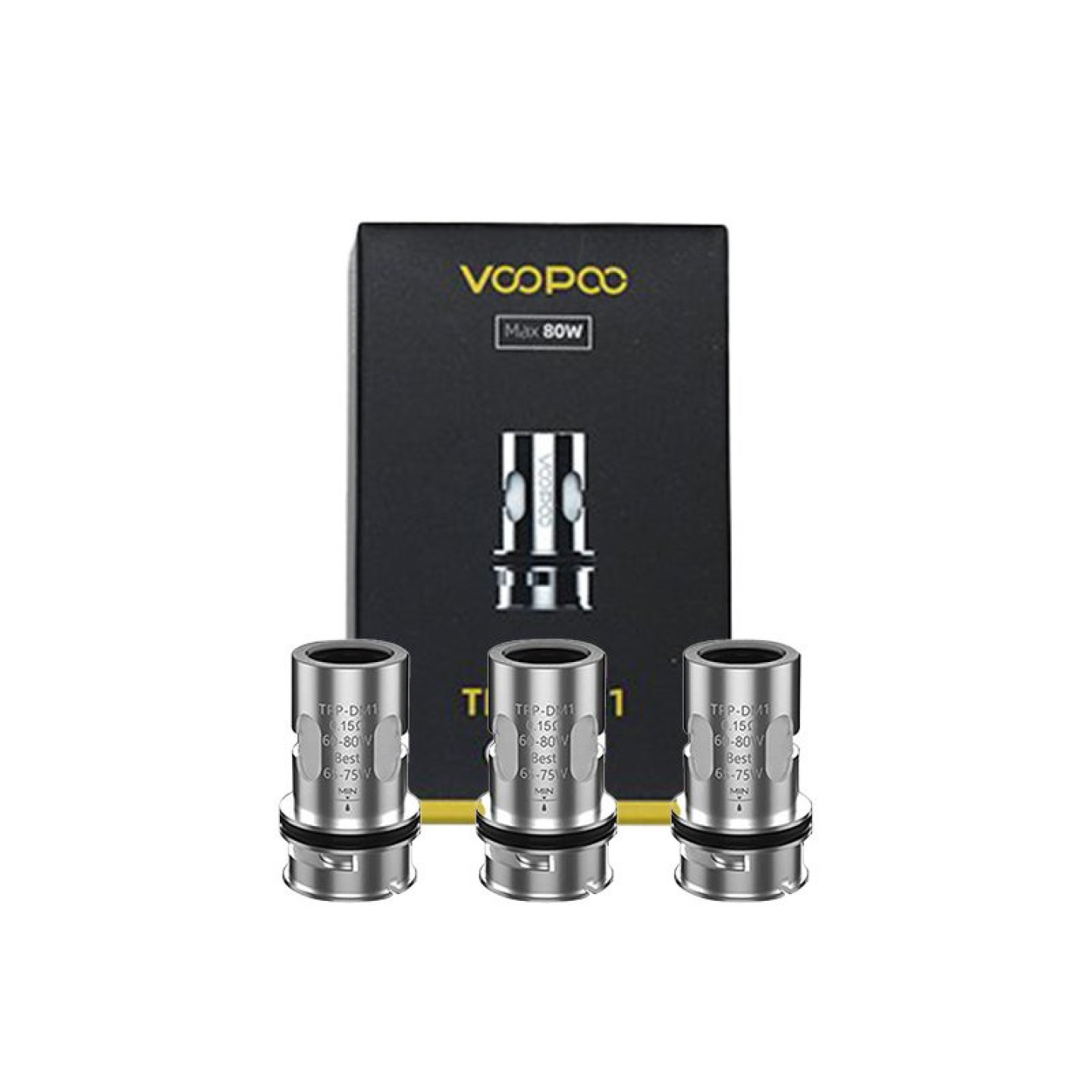 Boîte de 3 résistances TPP-DM1 Voopoo 0.15 ohm