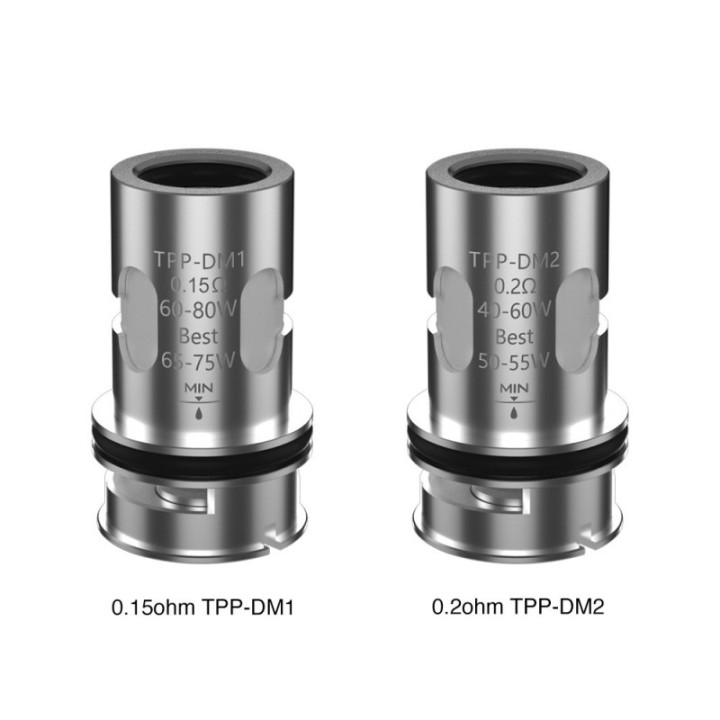 Résistances TPP DM x3 Voopoo DM2 0.2 ohm