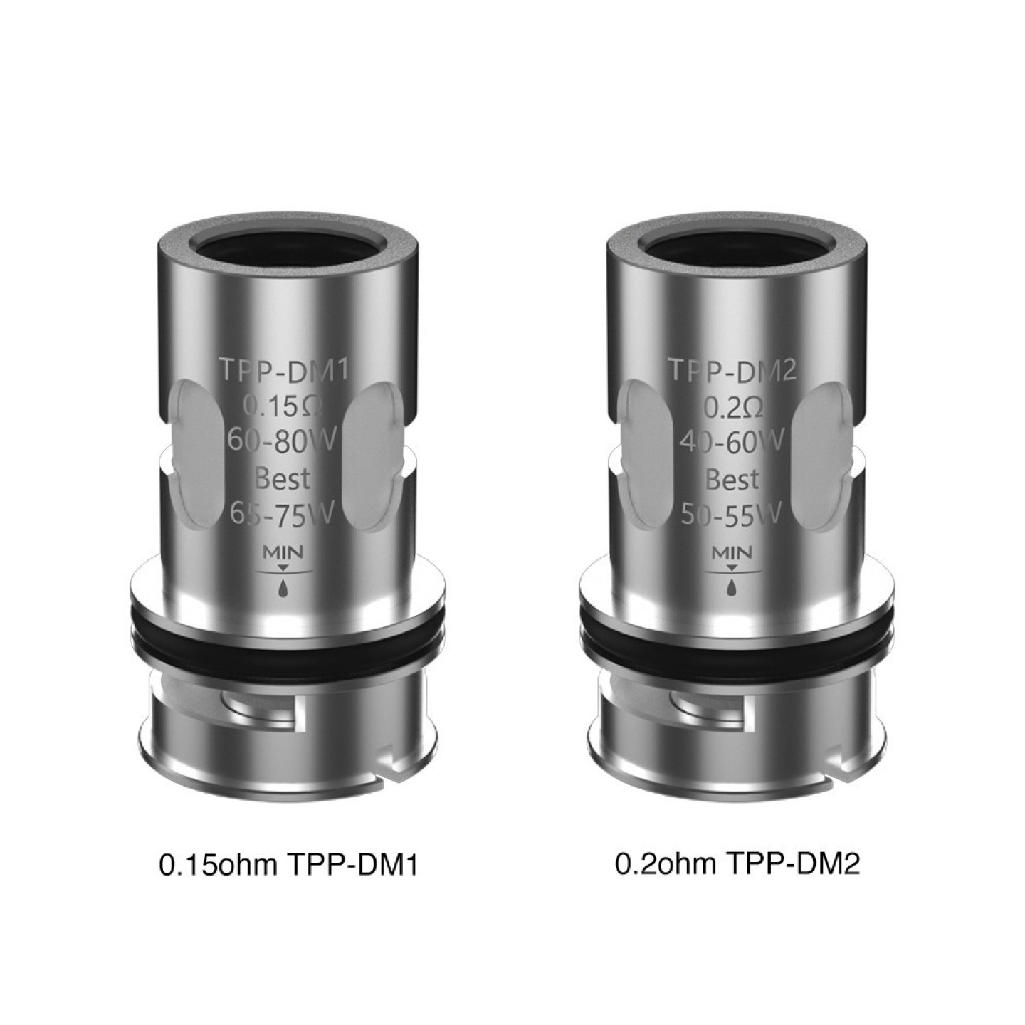 Résistances TPP DM x3 Voopoo DM2 0.2 ohm